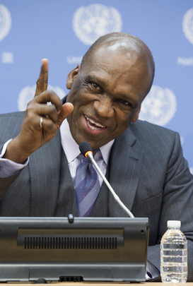 Dr. John W. Ashe will preside over the 68th Session of the UN General Assembly