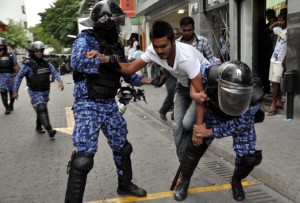 Human rights abuses in Maldives rose last year amid claims that a coup forced  the country's first democratically elected president from power. (Photo: STRDEL/AFP/GettyImages)