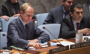 United Kingdom permanent representative Matthew Rycroft #UKPres